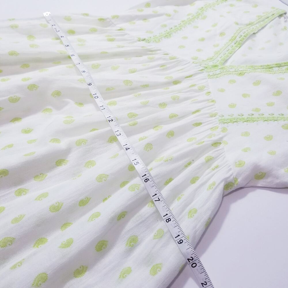Zara Embroidered Maxi Dress V-Neckline - Picture 6 of 15